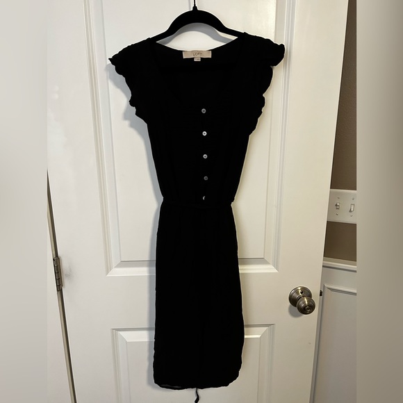 Ann Taylor Loft Black Dress - Picture 1 of 4